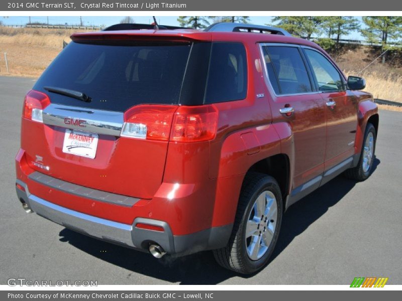 Crystal Red Tintcoat / Light Titanium 2014 GMC Terrain SLT