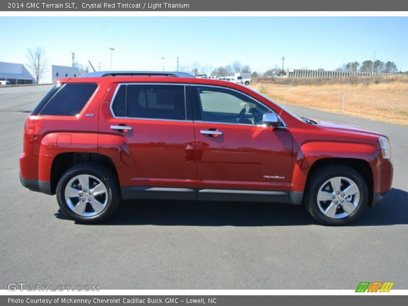 Crystal Red Tintcoat / Light Titanium 2014 GMC Terrain SLT