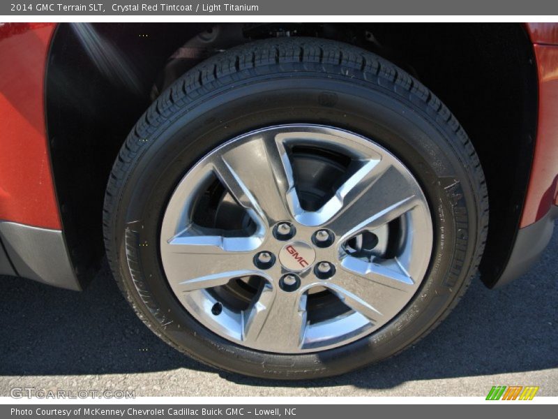 Crystal Red Tintcoat / Light Titanium 2014 GMC Terrain SLT