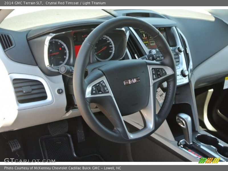 Crystal Red Tintcoat / Light Titanium 2014 GMC Terrain SLT