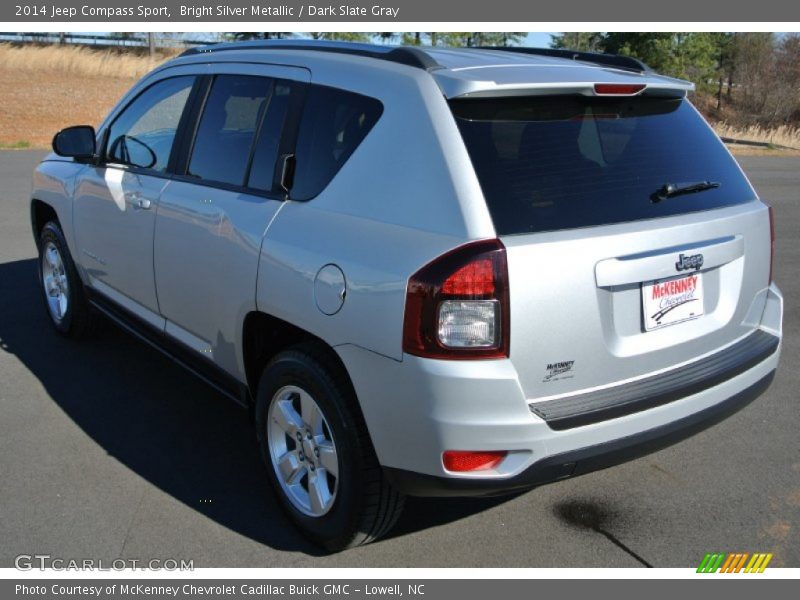 Bright Silver Metallic / Dark Slate Gray 2014 Jeep Compass Sport