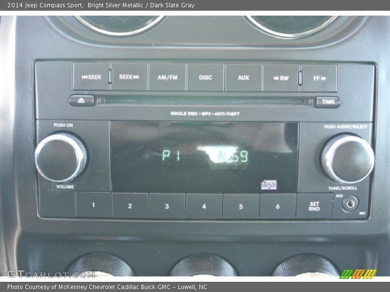 Bright Silver Metallic / Dark Slate Gray 2014 Jeep Compass Sport