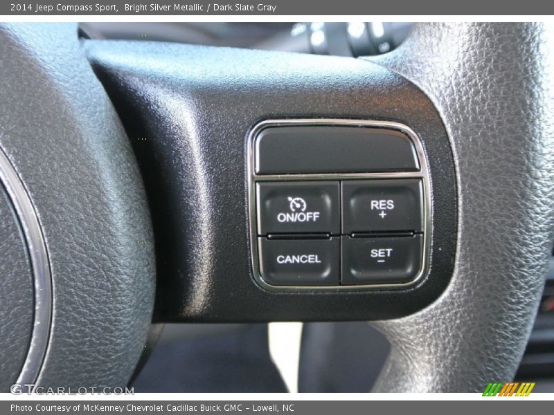 Bright Silver Metallic / Dark Slate Gray 2014 Jeep Compass Sport