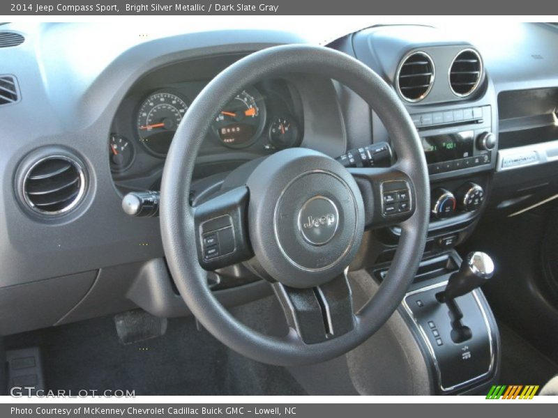 Bright Silver Metallic / Dark Slate Gray 2014 Jeep Compass Sport