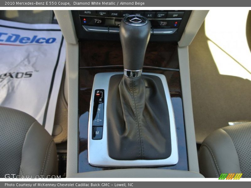 Diamond White Metallic / Almond Beige 2010 Mercedes-Benz E 550 Coupe