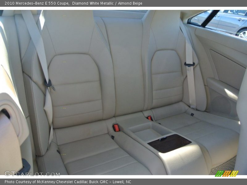 Diamond White Metallic / Almond Beige 2010 Mercedes-Benz E 550 Coupe