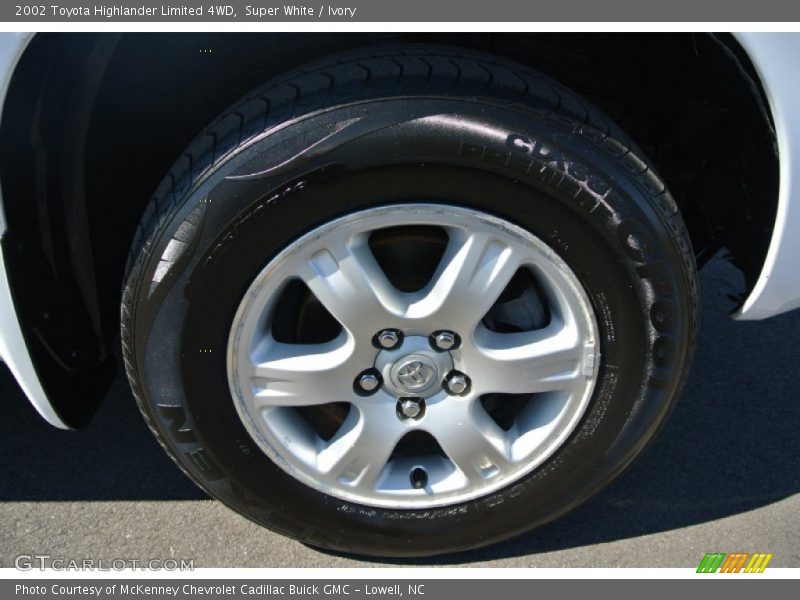 Super White / Ivory 2002 Toyota Highlander Limited 4WD