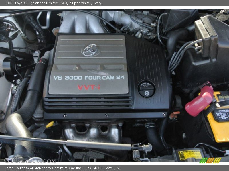 Super White / Ivory 2002 Toyota Highlander Limited 4WD