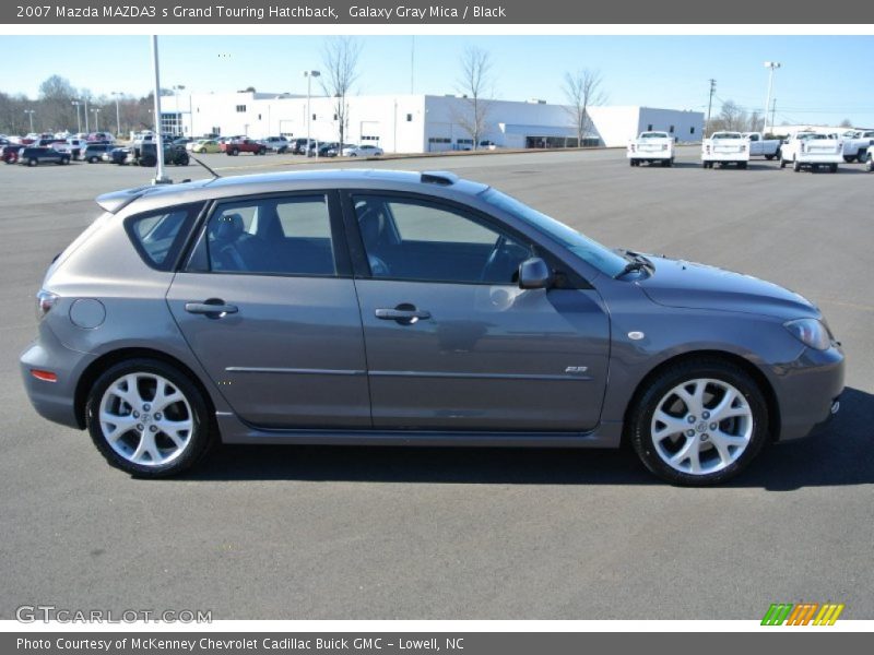 Galaxy Gray Mica / Black 2007 Mazda MAZDA3 s Grand Touring Hatchback