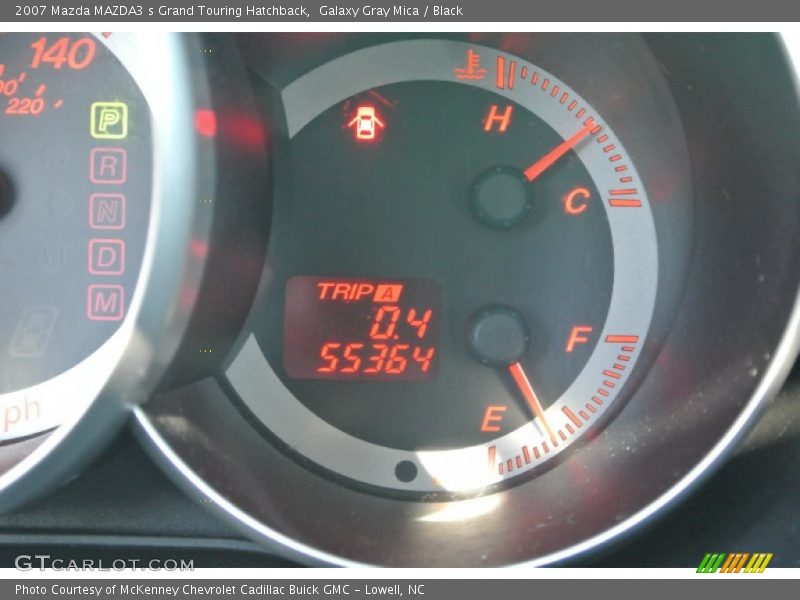 Galaxy Gray Mica / Black 2007 Mazda MAZDA3 s Grand Touring Hatchback