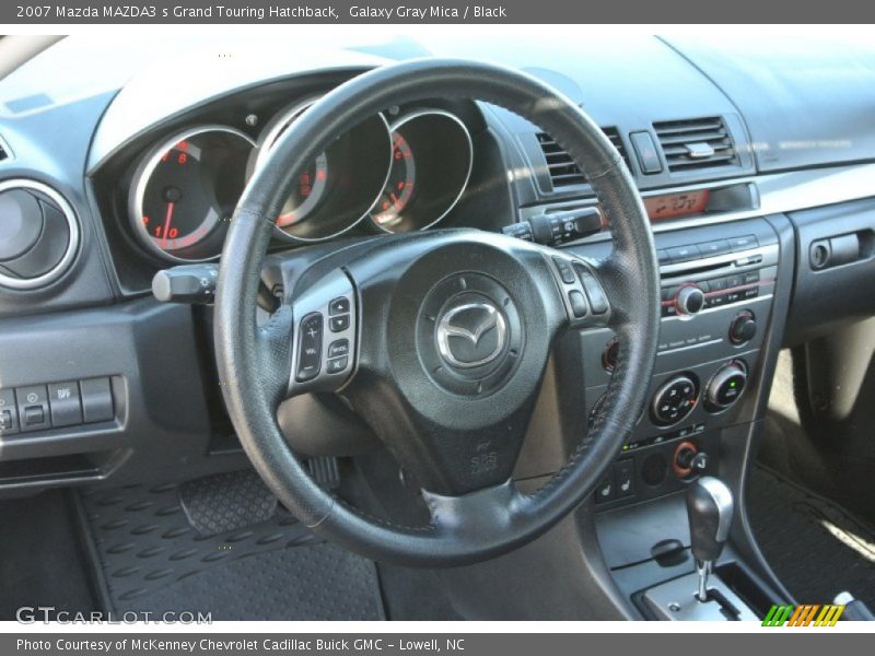 Galaxy Gray Mica / Black 2007 Mazda MAZDA3 s Grand Touring Hatchback