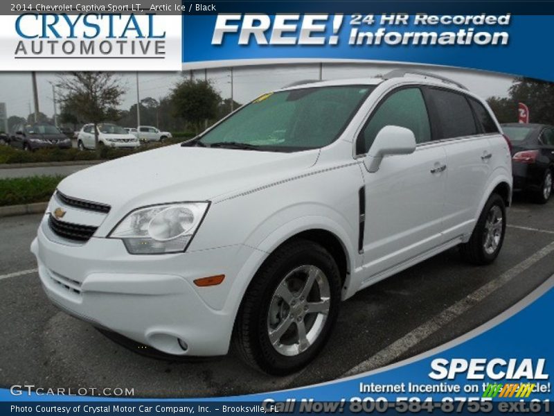 Arctic Ice / Black 2014 Chevrolet Captiva Sport LT