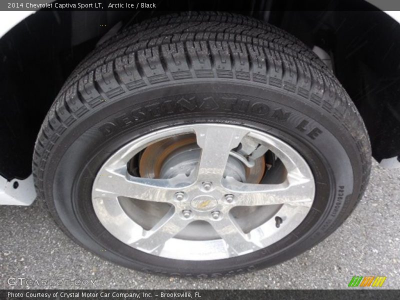 Arctic Ice / Black 2014 Chevrolet Captiva Sport LT