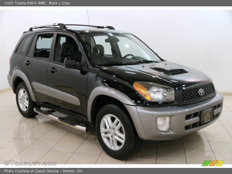 Black / Gray 2003 Toyota RAV4 4WD
