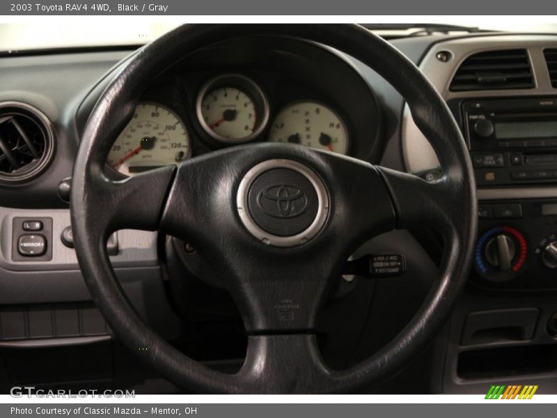 Black / Gray 2003 Toyota RAV4 4WD