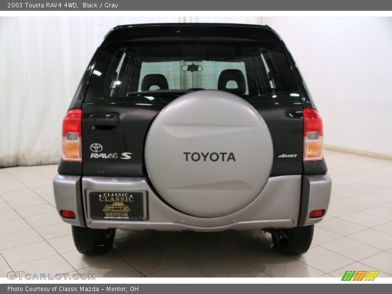 Black / Gray 2003 Toyota RAV4 4WD