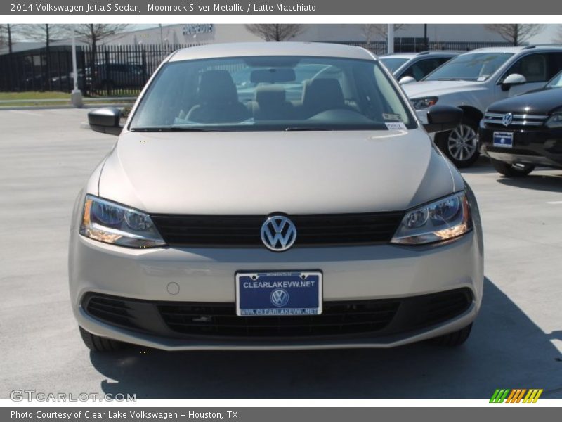 Moonrock Silver Metallic / Latte Macchiato 2014 Volkswagen Jetta S Sedan