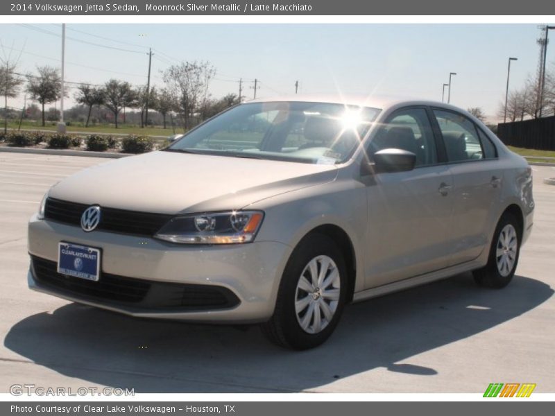 Moonrock Silver Metallic / Latte Macchiato 2014 Volkswagen Jetta S Sedan