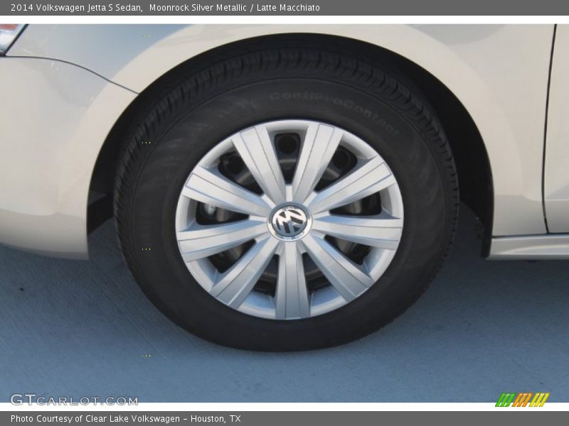 Moonrock Silver Metallic / Latte Macchiato 2014 Volkswagen Jetta S Sedan
