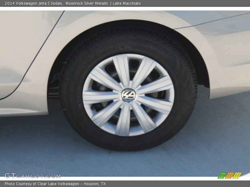 Moonrock Silver Metallic / Latte Macchiato 2014 Volkswagen Jetta S Sedan