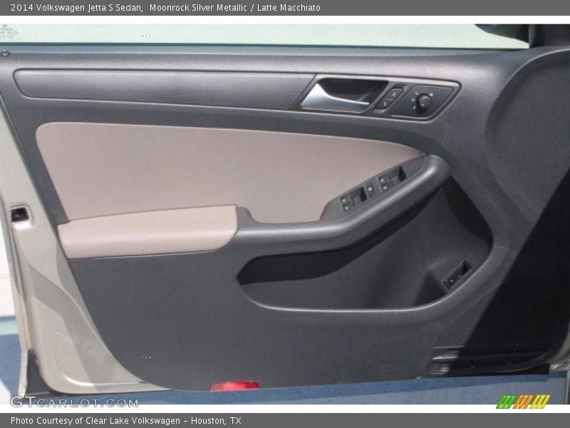 Moonrock Silver Metallic / Latte Macchiato 2014 Volkswagen Jetta S Sedan