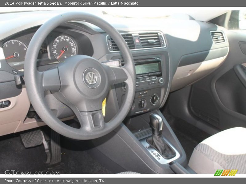 Moonrock Silver Metallic / Latte Macchiato 2014 Volkswagen Jetta S Sedan