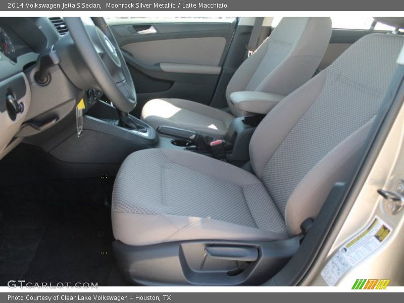 Moonrock Silver Metallic / Latte Macchiato 2014 Volkswagen Jetta S Sedan