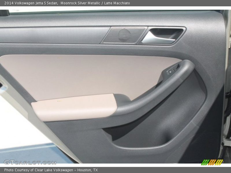 Moonrock Silver Metallic / Latte Macchiato 2014 Volkswagen Jetta S Sedan