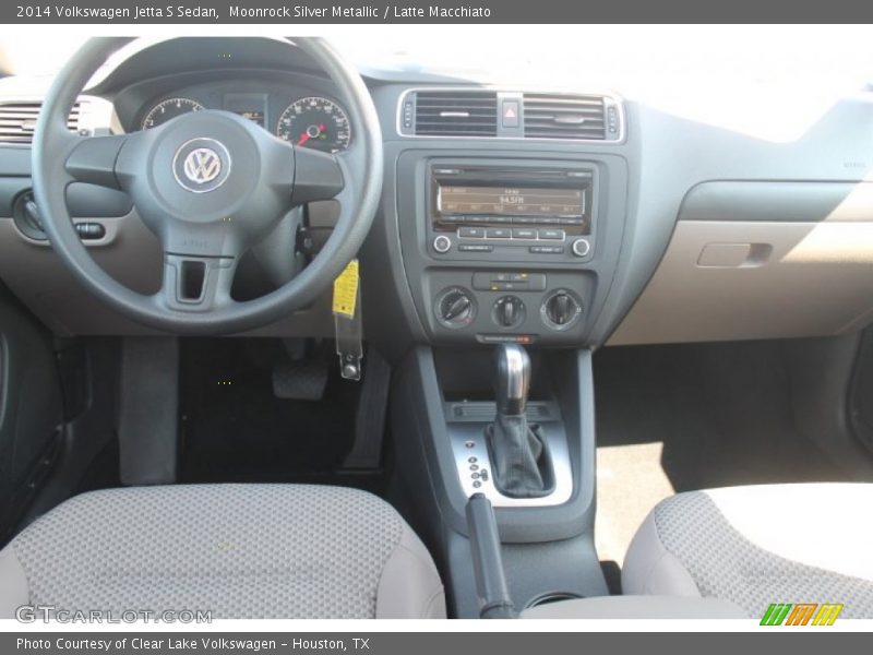 Moonrock Silver Metallic / Latte Macchiato 2014 Volkswagen Jetta S Sedan
