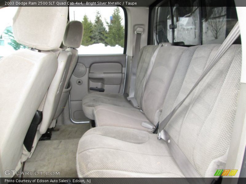 Bright Silver Metallic / Taupe 2003 Dodge Ram 2500 SLT Quad Cab 4x4