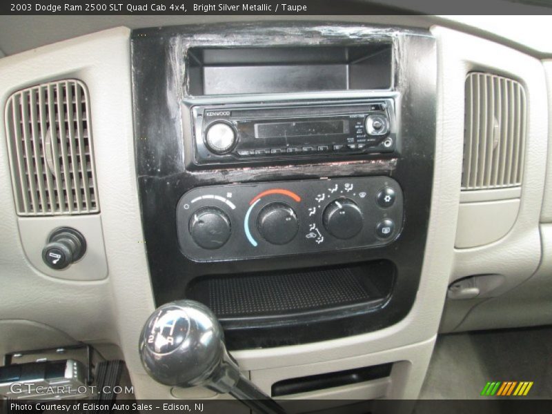 Bright Silver Metallic / Taupe 2003 Dodge Ram 2500 SLT Quad Cab 4x4