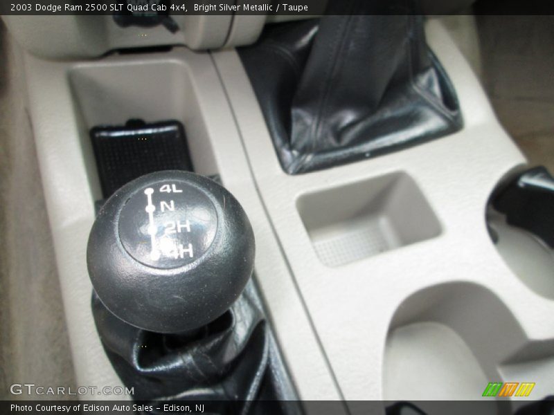 Bright Silver Metallic / Taupe 2003 Dodge Ram 2500 SLT Quad Cab 4x4