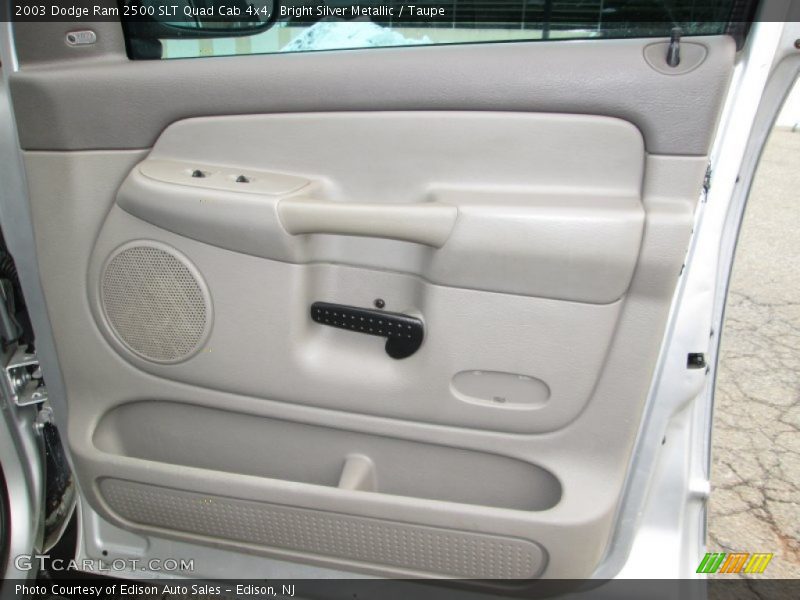 Bright Silver Metallic / Taupe 2003 Dodge Ram 2500 SLT Quad Cab 4x4