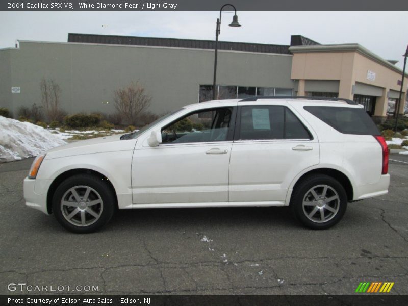 White Diamond Pearl / Light Gray 2004 Cadillac SRX V8