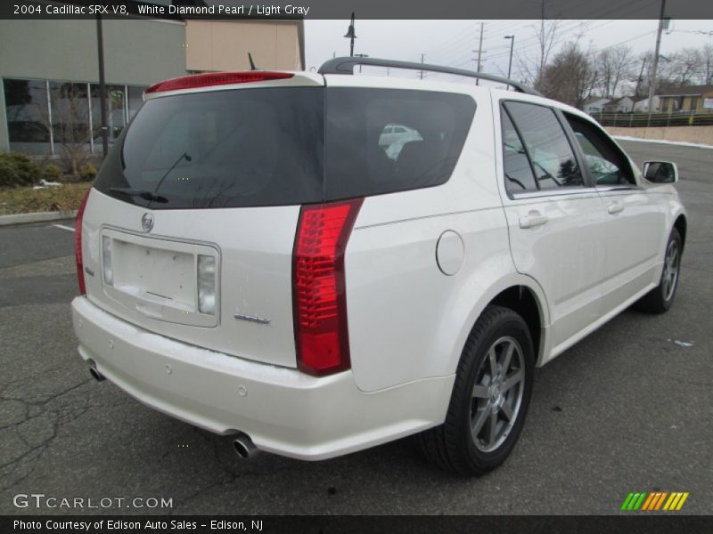 White Diamond Pearl / Light Gray 2004 Cadillac SRX V8