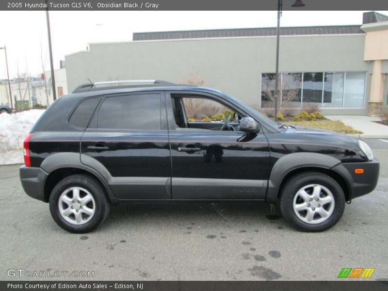 Obsidian Black / Gray 2005 Hyundai Tucson GLS V6