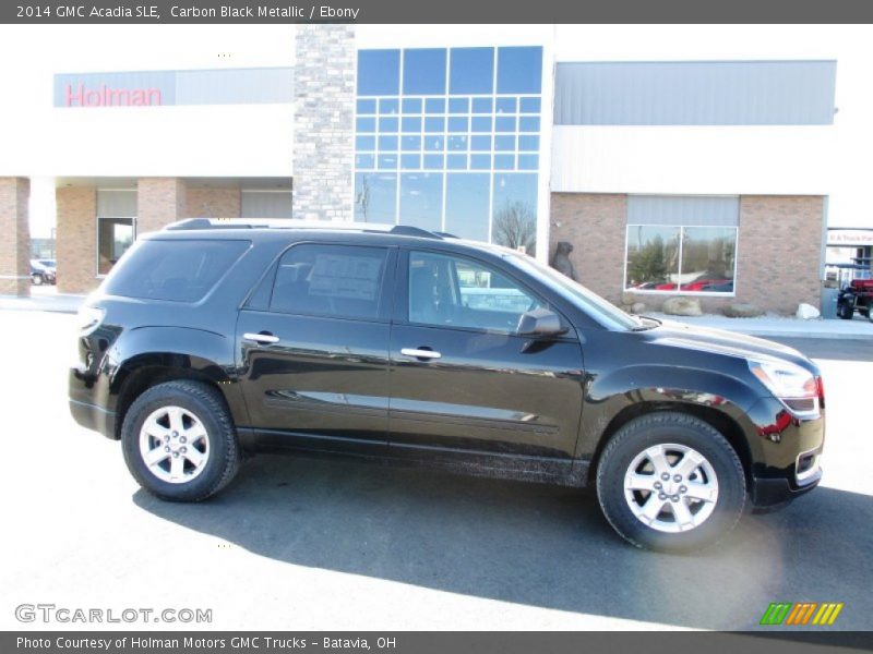 Carbon Black Metallic / Ebony 2014 GMC Acadia SLE