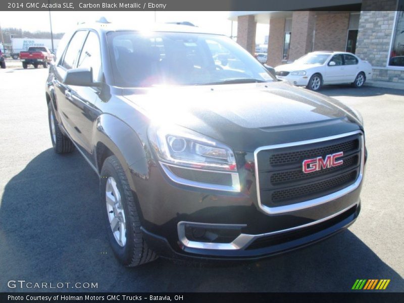 Carbon Black Metallic / Ebony 2014 GMC Acadia SLE