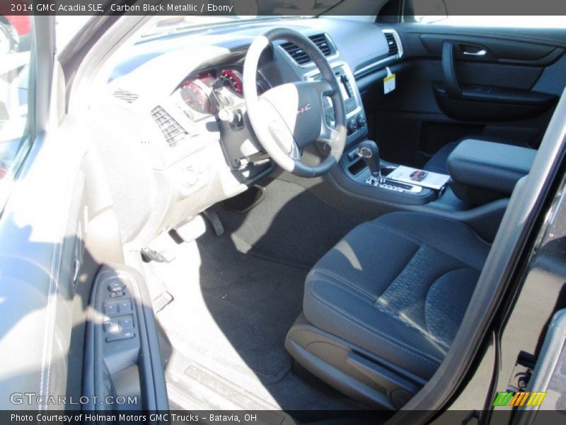 Carbon Black Metallic / Ebony 2014 GMC Acadia SLE