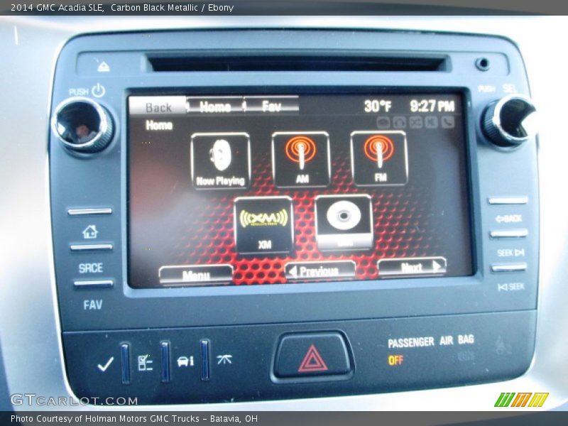 Carbon Black Metallic / Ebony 2014 GMC Acadia SLE