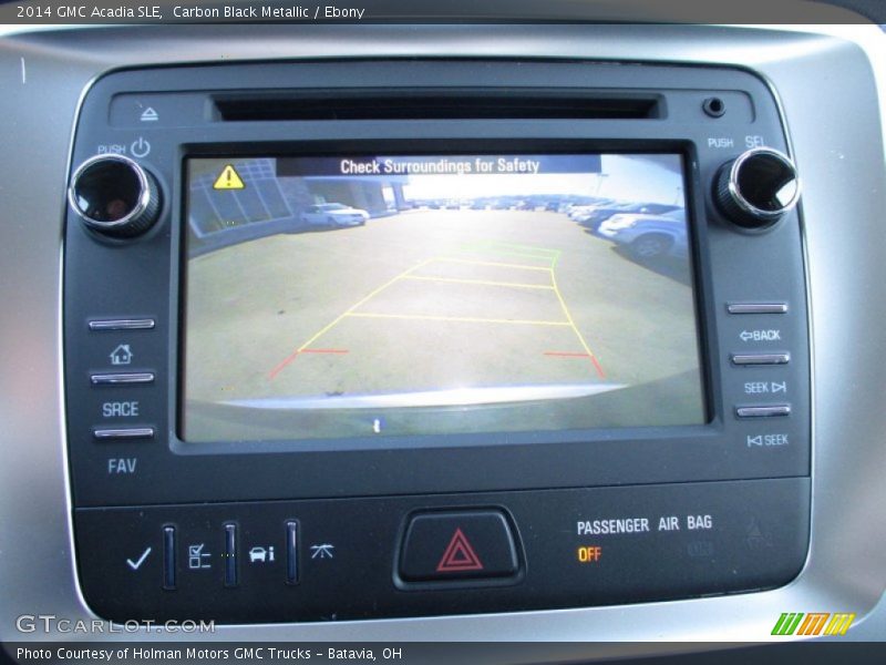 Carbon Black Metallic / Ebony 2014 GMC Acadia SLE