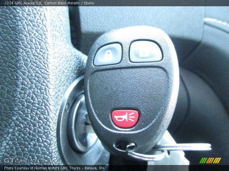 Carbon Black Metallic / Ebony 2014 GMC Acadia SLE