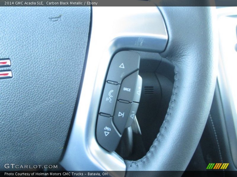 Carbon Black Metallic / Ebony 2014 GMC Acadia SLE