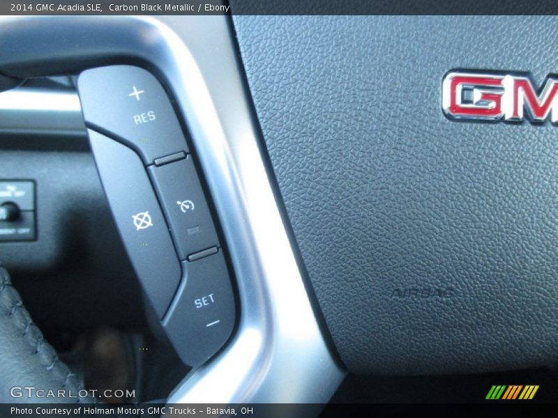 Carbon Black Metallic / Ebony 2014 GMC Acadia SLE