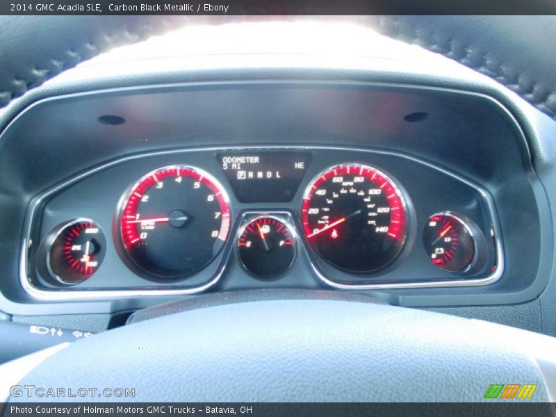 Carbon Black Metallic / Ebony 2014 GMC Acadia SLE