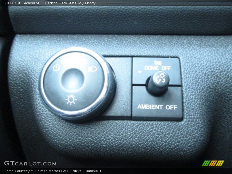 Carbon Black Metallic / Ebony 2014 GMC Acadia SLE
