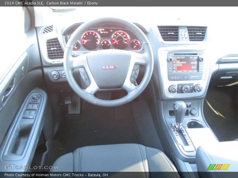 Carbon Black Metallic / Ebony 2014 GMC Acadia SLE