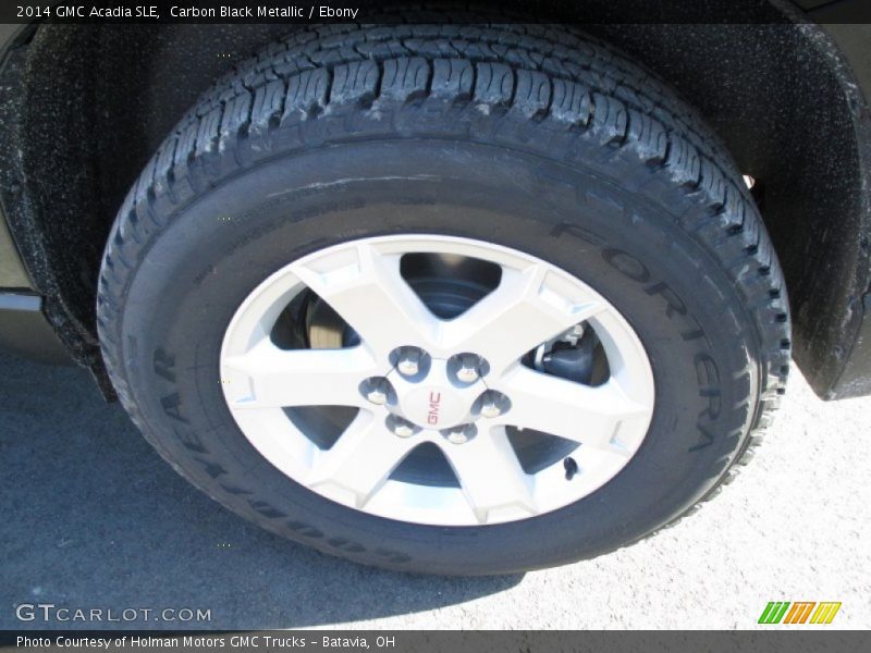 Carbon Black Metallic / Ebony 2014 GMC Acadia SLE