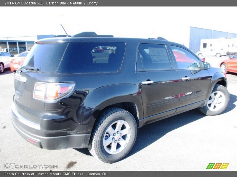 Carbon Black Metallic / Ebony 2014 GMC Acadia SLE