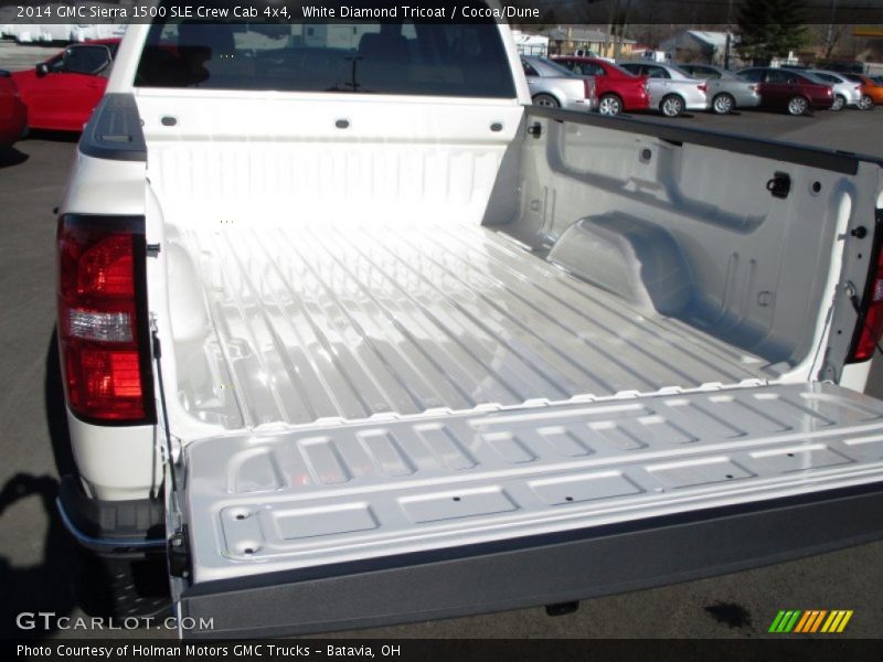 White Diamond Tricoat / Cocoa/Dune 2014 GMC Sierra 1500 SLE Crew Cab 4x4